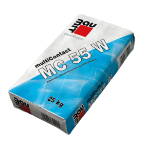 Baumit MultiContact MC 55 W  Biała szpachla scalająca, wewnętrznie zbrojona, do zatapiania siatki